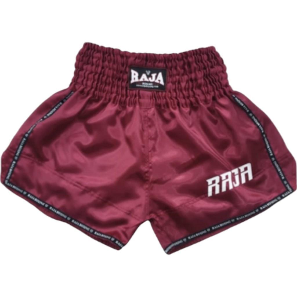 Raja Muay Thai MMA Kickboxing шорты ретро винтажные штаны принт 3D атлас эластичный пояс бой боевые искусства тренировки быстросохнущие