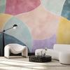 Обои Цветные формы абстракция
