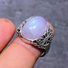 Pink Chalcedony Gemstone 925 Sterling Silver Jewelry Ring Size 7