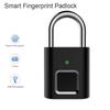 Keyless USB Rechargeable Door Lock Fingerprint Smart Padlock Quick UnlockAA
