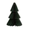 Yousheng Christmas Tree Decoration Hanging Ornament Easy Assembly Festive Hanging Decor 3D Honeycomb Paper Decoration