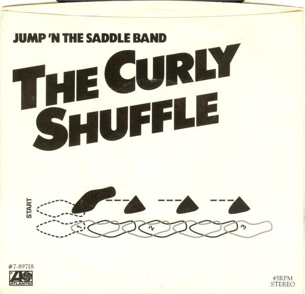 7-дюймовая пластинка JUMP N THE SADDLE The Curly Shuffle 789718 Atlantic 1983 US Pop Б/у