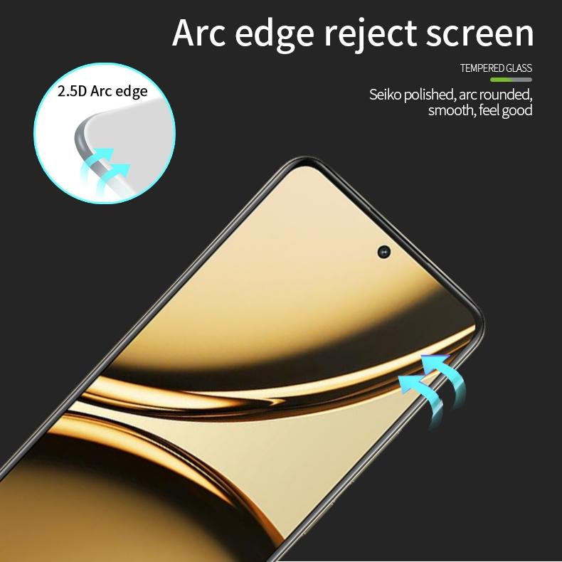 MOFI JK Series-1 for Realme Narzo 70 Pro 5G Screen Protector Full Glue High Aluminum-silicon Glass Film