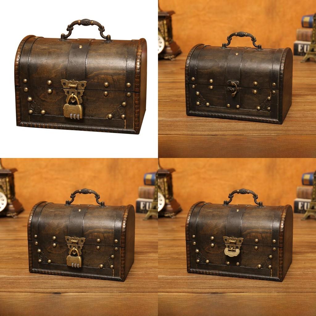 Classic Wooden Storage Chest For Home Office And Decorative Use