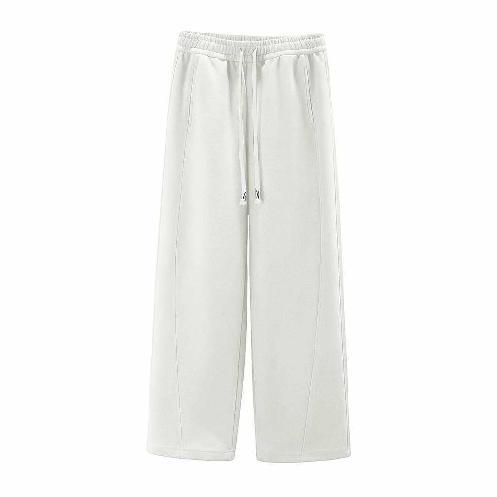 Женские прямые спортивные штаны, свободные, облегающие, шаровары, с высокой талией, повседневные