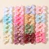 16pcs/set Cute Colorful Ribbon Hair Bows Clips for Baby Girls Handmade Bowknot Hairpin Barrettes Headwear Hair Accessories