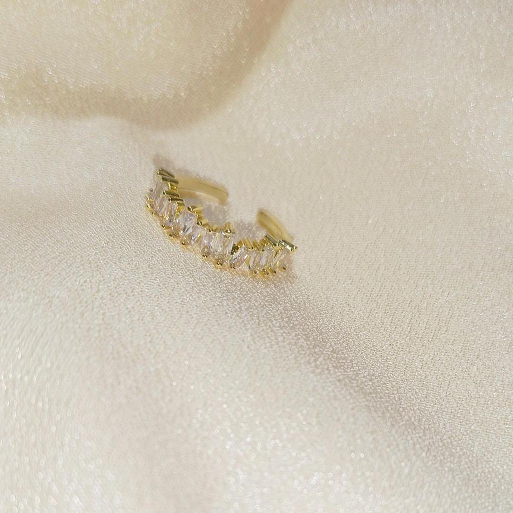 Кольцо с нерегулярным ретро-цирконом и аметистом, регулируемое