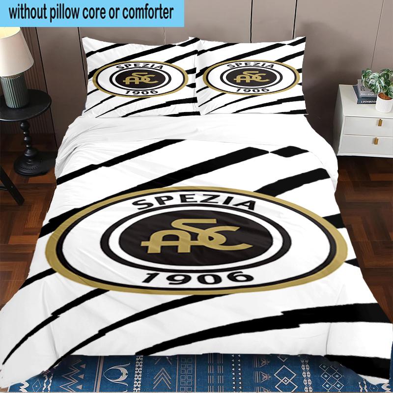 3PCS Spe-zia 1906 Emblem Bedding Set,Including 1pc Duvet Cover And 2pcs Pillowcases Perfect for Bedroom, Dormitory, Fan Christmas gift