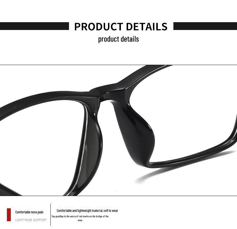 Unisex Imitation Wood Grain TR90 Lightweight Myopia Eyeglasses 18215 - Fashionable and Durable Frame