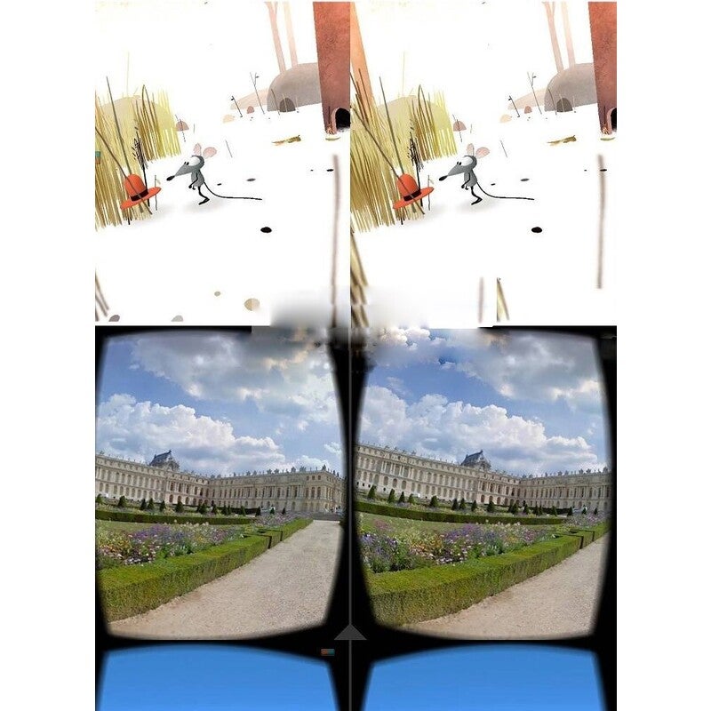 3D TV Glasses & Accessories Diy Google Cardboard Virtual Reality Vr Mobile Phone 3D Viewing Glasses For 5.5