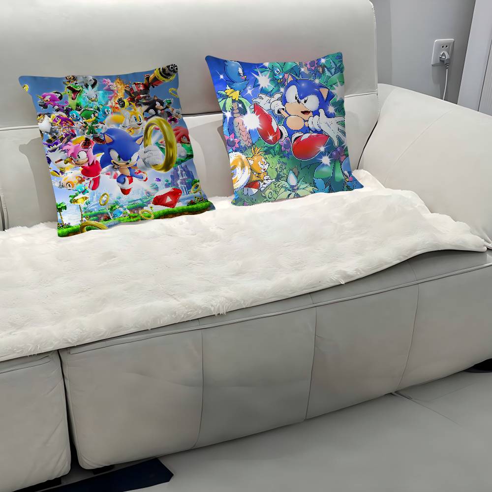 Sonic The-Hedgehog 45*45см Наволочка Чехол для подушки Декор Наволочка Домашняя наволочка для диванной подушки