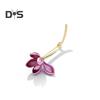 Women Flower Shape Brooch Allow Pin Suit Collar Shawl Scarf Cardigan Coat Badge Costume Accessories Gift