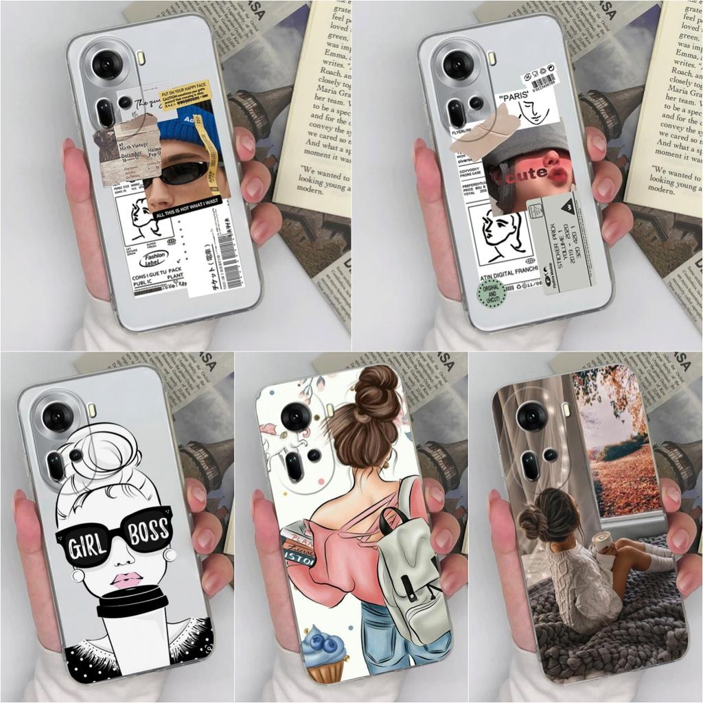 Для OPPO Realme C67 A3 12 Lite Pro+ Reno 11 Pro 5G задняя крышка крутая модные чехлы для девочек и мальчиков силиконовые мягкие супер противоударные прозрачные чехлы из ТПУ для OPPO