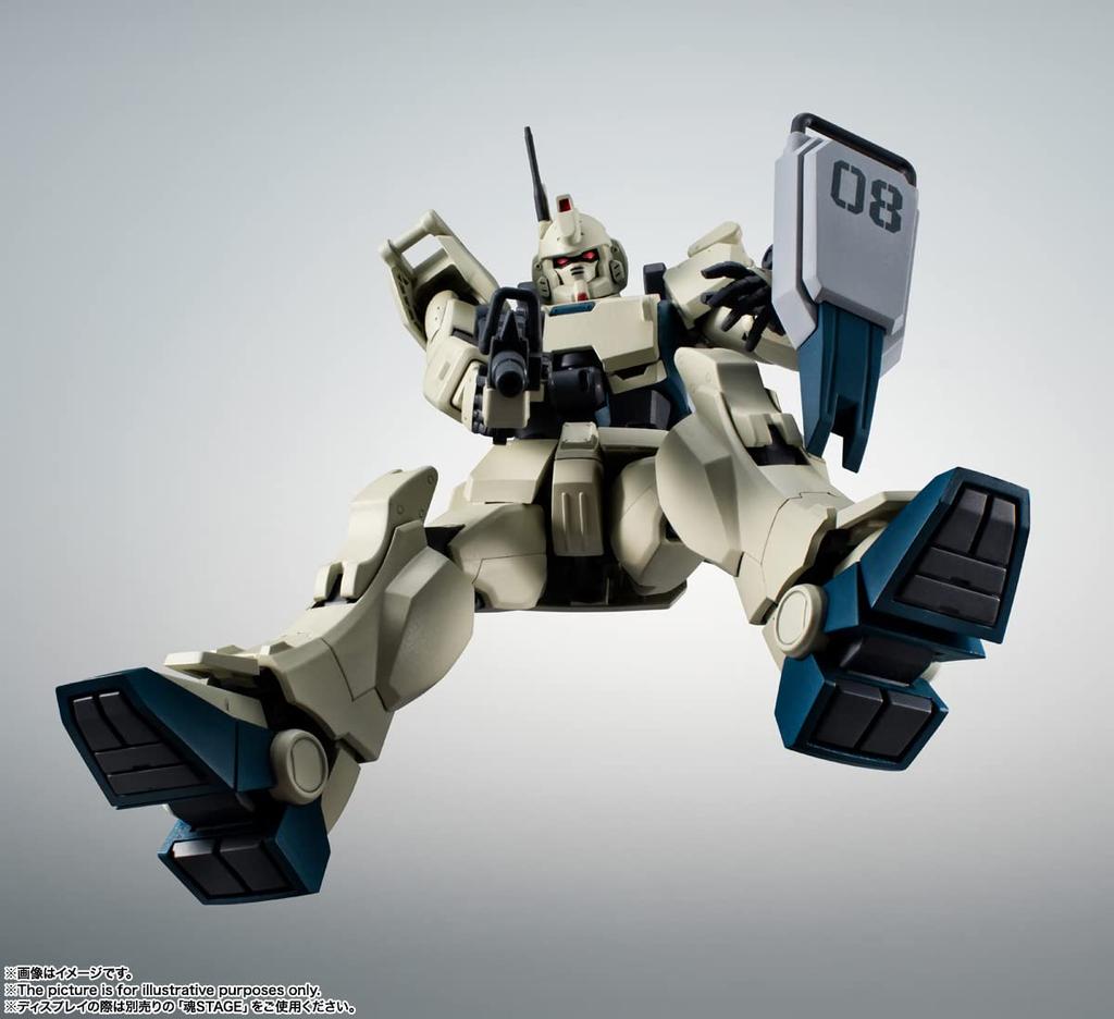 TAMASHII NATIONS ROBOT Spirits Mobile Suit Gundam 08th MS Platoon Gundam 125 мм окрашенная подвижная фигурка RX-79(грамм)Ez-8 Ez-8 версия. АНИМЕ. Прибл.