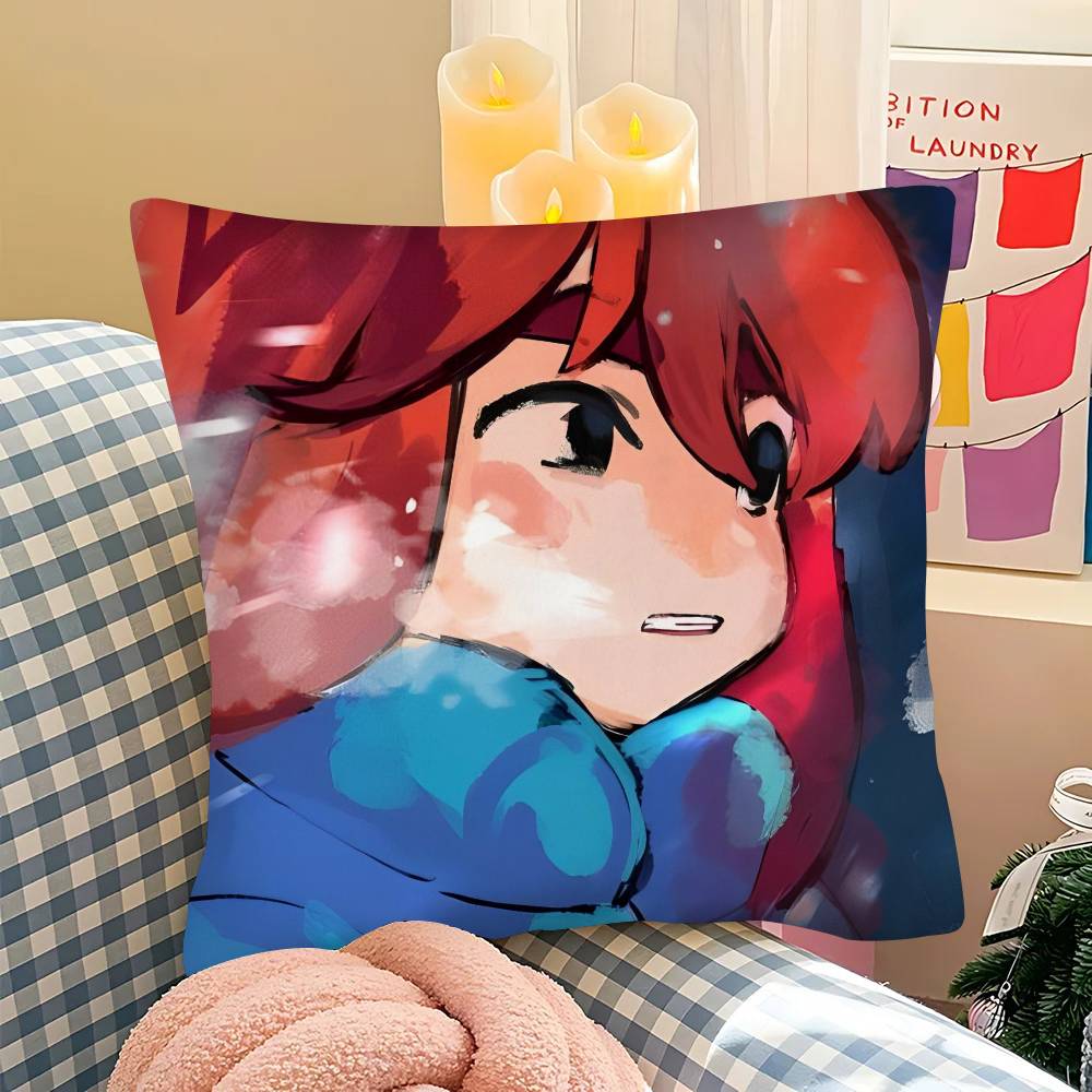 pc DCeleste Game Pillow Case Fashion Square Pillowcase Bedroom Sofa Room Ins Decoration Leisure