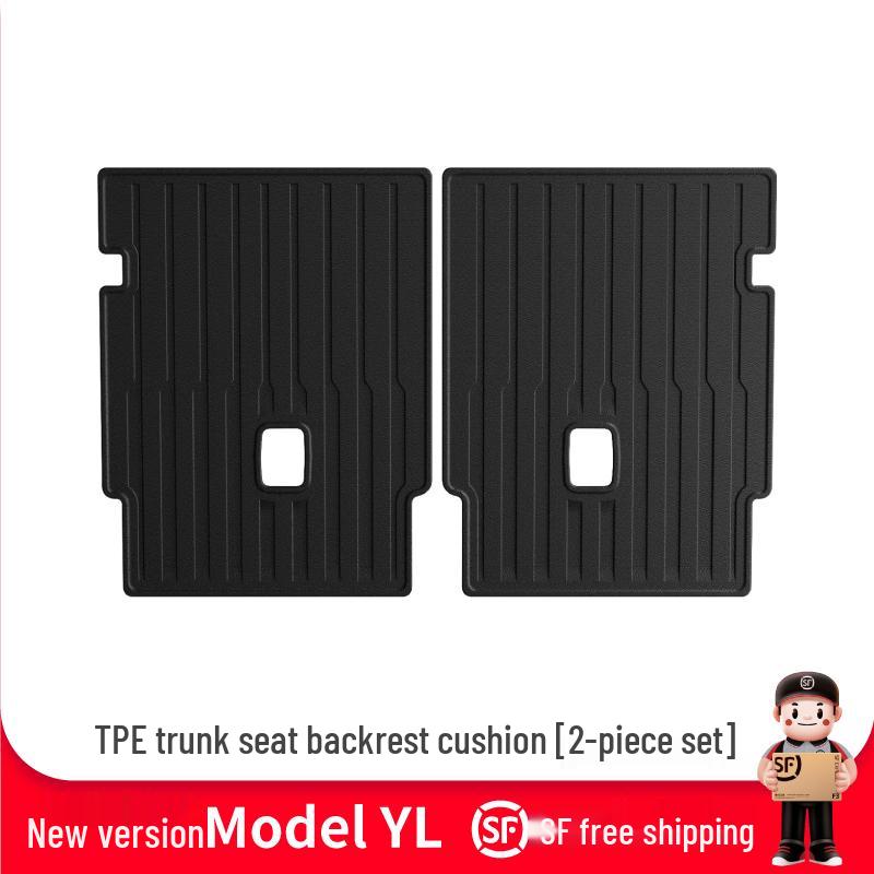 Qixian Trunk Mat Set for Tesla Model Y (Refreshed Version) - TPE Front & Rear Mats