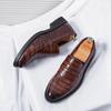 Горячая Распродажа Модные Туфли На Плоской Подошве Европа Америка Мужские Лоферы Офисные Мужские Деловые Повседневные Туфли Противоскользящие Износостойкие