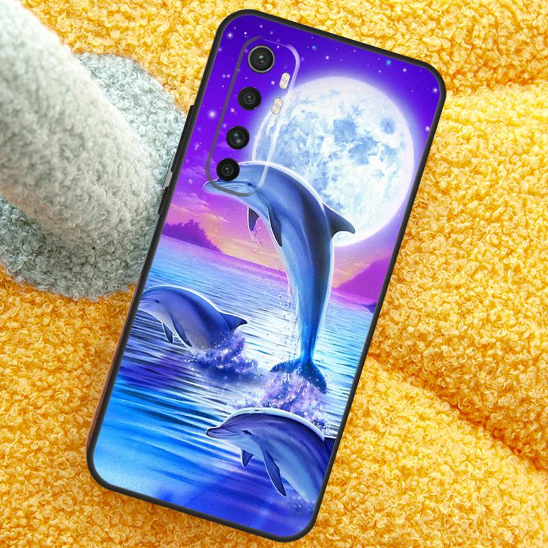 Милый Чехол с Дельфинами и Океаном Для Xiaomi 17 Pro Max 13 14 15 Ultra 13T 14T 15T Чехол Для POCO X7 X5 X6 F5 F6 F7 F8 Pro
