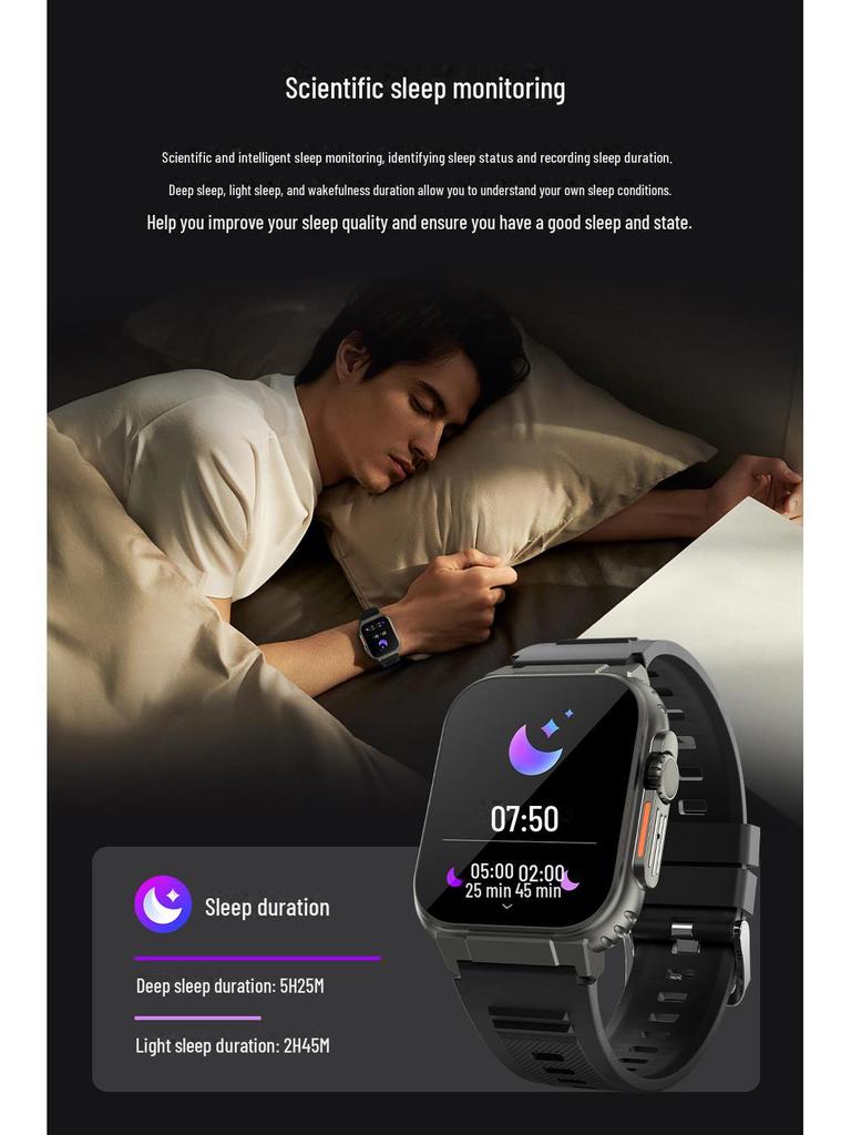 Умные часы A70: Звонки по Bluetooth, воспроизведение музыки, мультиспортивные режимы, мониторинг сердечного ритма и артериального давления.