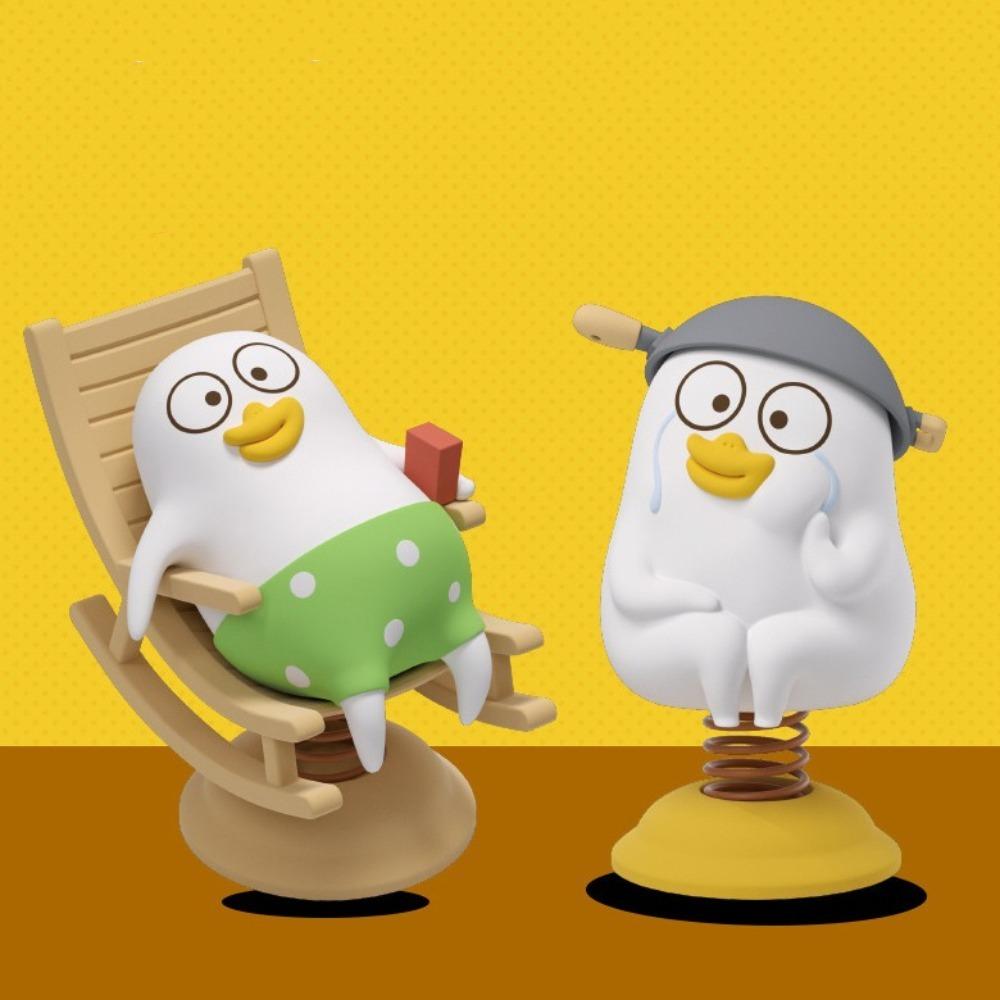 Funny Little Liu Duck Car Decoration Statue Car Bobblehead Figure  Center Console