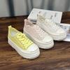 Fashionable Mesh Breathable Casual Shoes Summer Height-increasing Comfortable and Elegant Board Shoes Thick-soled Shoes