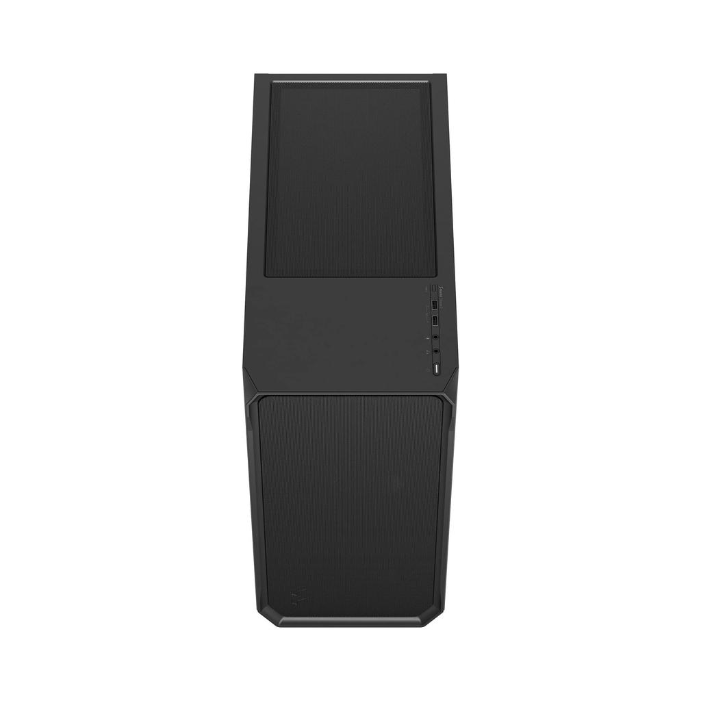 Корпус для ПК Fractal Design Focus 2 Black TG Clear Tint с панелью из закаленного стекла, ориентированной на воздушный поток, ATX CS8052 FD-C-FOC2A-01