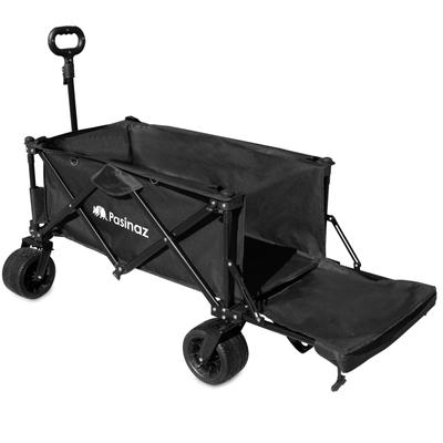 Pasinaz НОВАЯ модель Outdoor Wagon Carry Wagon Грузоподъемность 180 кг Большая вместимость 211 л Carry Carry Carry Wagon Складная тележка для кемпинга Расширение грузового пространства 4 колеса