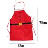 Family Party Aprons Adult Decoration Santa Claus Apron Kitchen Apron Apron Cooking Apron Pinafore