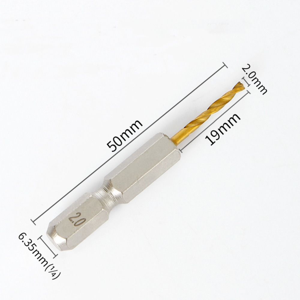 Ultra-short Hole Opener Hex Shank Stainless Steel Special Drill New Twist Drill Bit  Wood Metal