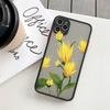 Чехол для телефона с цветами подсолнуха и хризантемами для iPhone 16 15 12 11 13 14 Pro Max XS XR X 15 14 7 8 Plus SE2 Ударопрочная задняя крышка