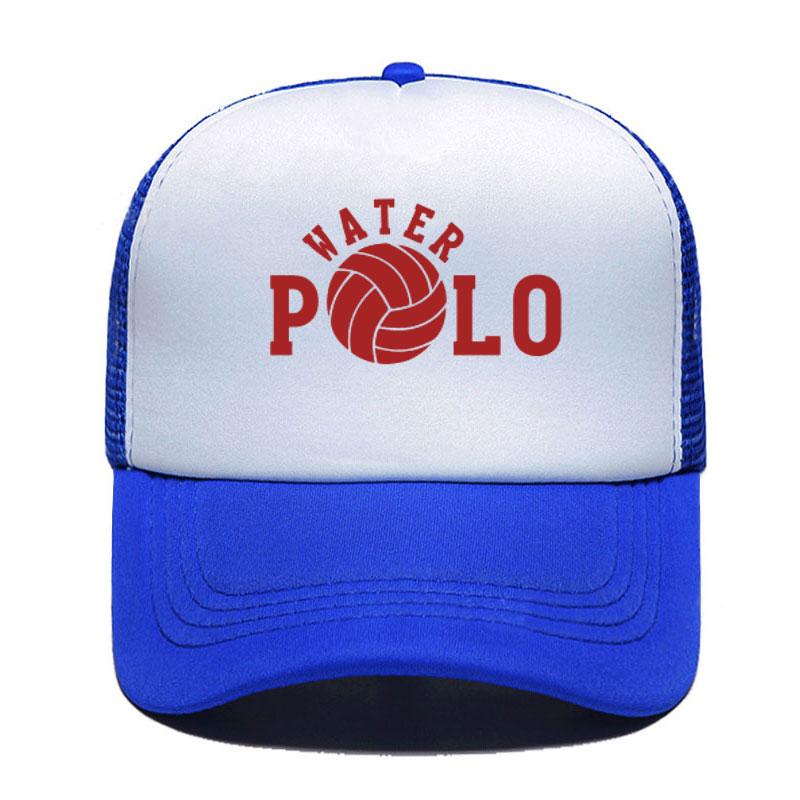 New Waterpolo Player Print Casual Women Unisex Unisex Summer Parentchild Hats Mesh Visor Outdoor Sun Hat