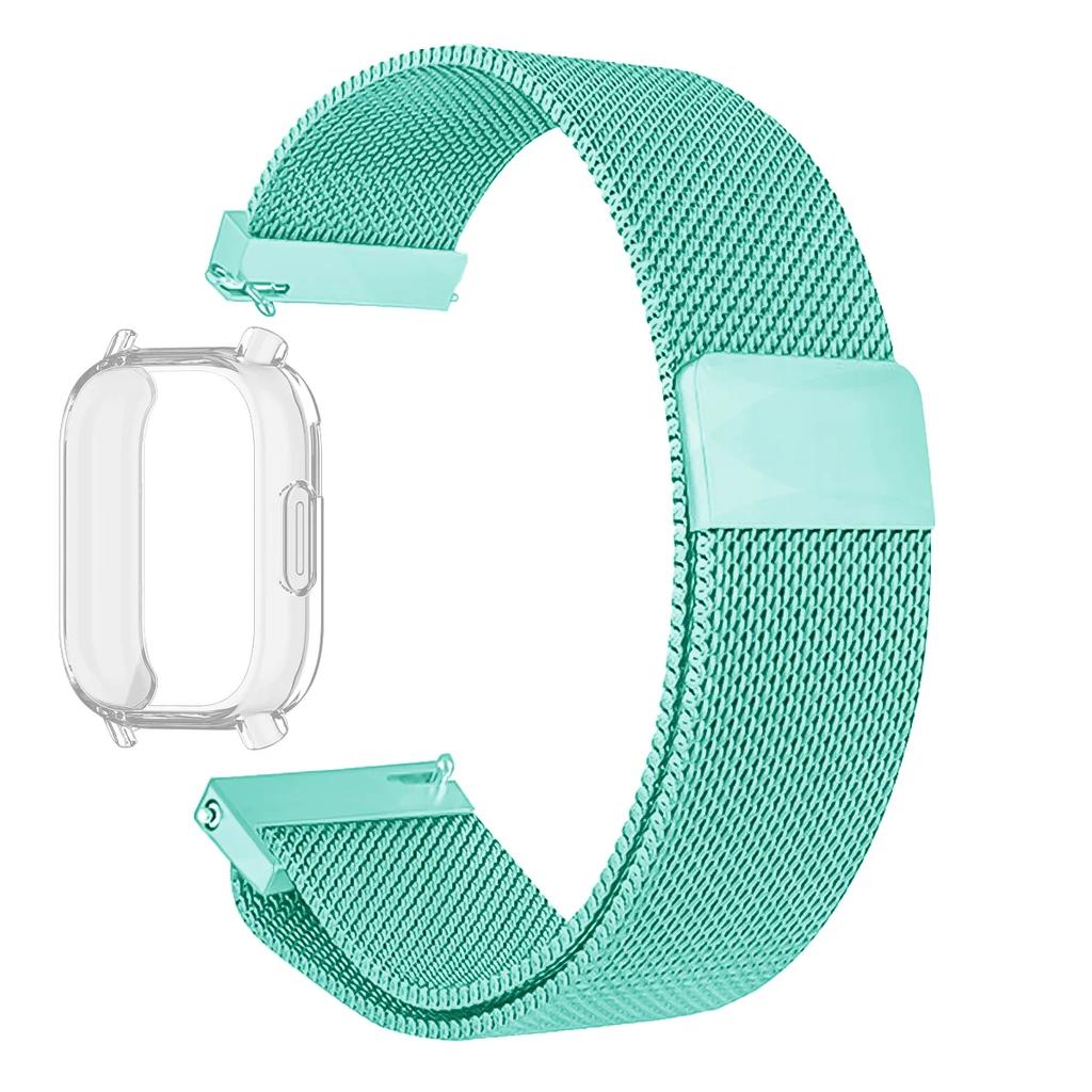 Миланский сетчатый ремешок для Redmi Watch 5 Active, ремешок с чехлом и защитной пленкой для экрана, ремешки для Redmi Watch 5 Lite, браслет, аксессуары