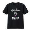 Kune Pig for Women Kunekune Mama T Shirt Vintage Washed Soft Stretched Slightly Comfortable Versatile Casual