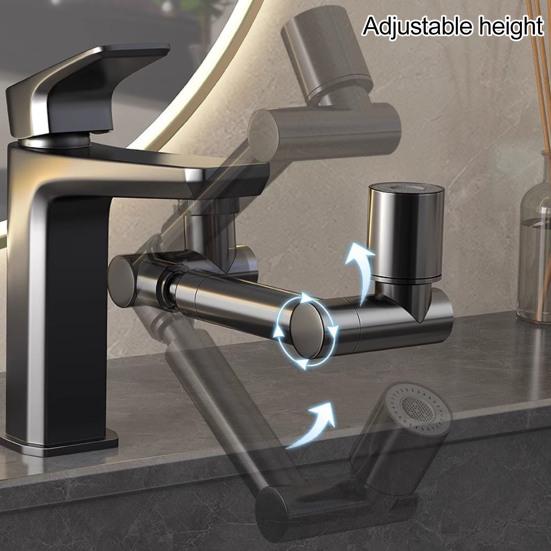 Удлинитель для смесителя с 2 режимами распыления, универсальная посадка, простая установка, регулируемая насадка на 360 градусов, удлинитель для раковины в ванной