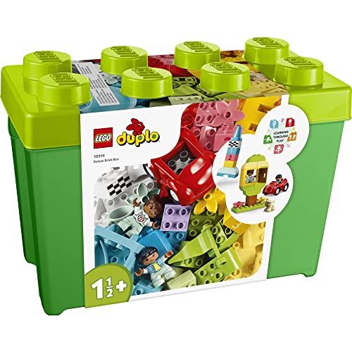 LEGO Duplo Super Deluxe Container 10914, educational toy for boys and girls ages 2 and 3, perfect as a birthday gift for babies and toddlers ages 18 m