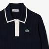 Lacoste Женский гольф с цветным воротником и манжетами, лонгслив, рубашка-поло AF8544-55NHHW