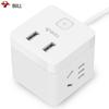 Кубическая удлинительная розетка с USB