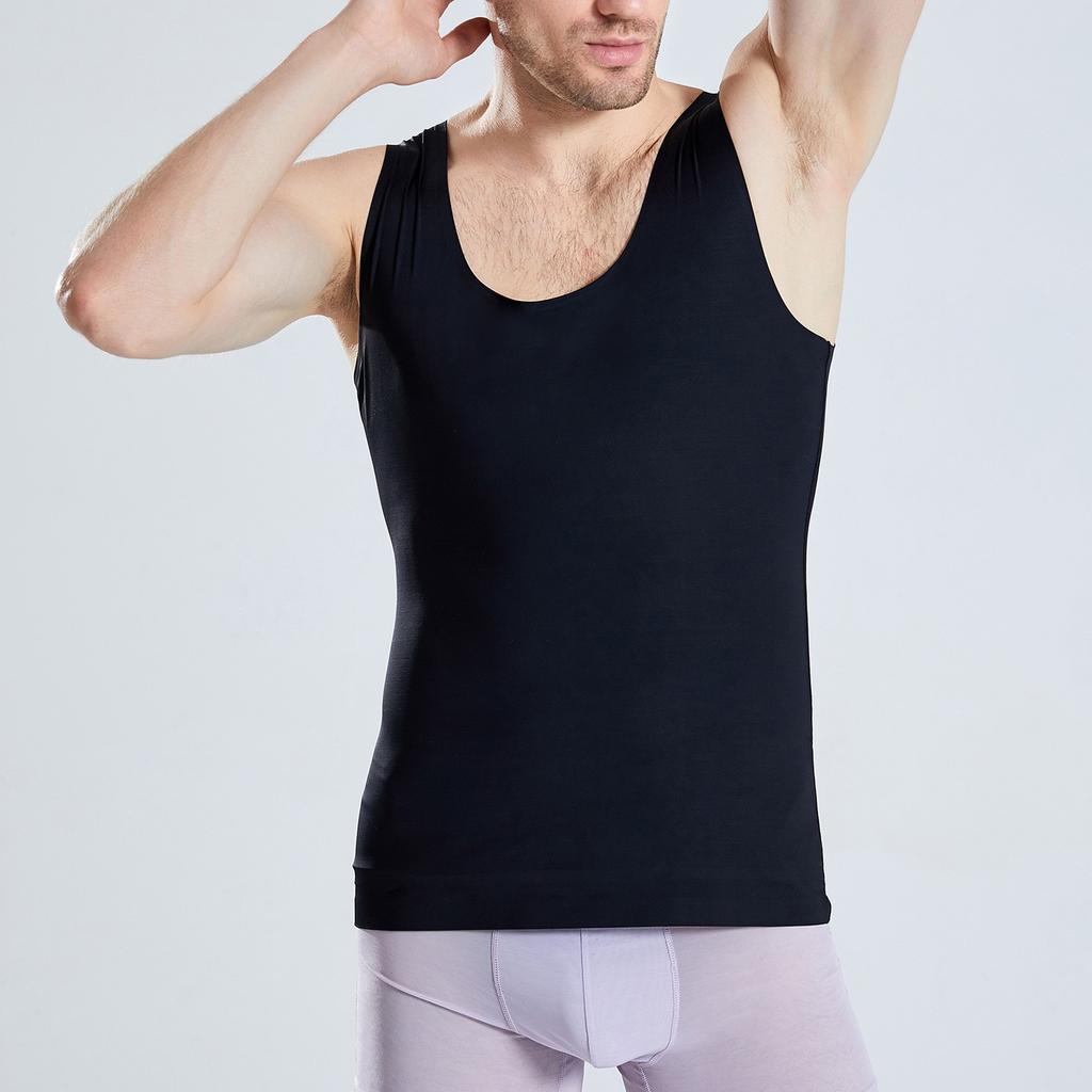 Мужской дышащий и удобный жилет для фитнеса и коррекции фигуры