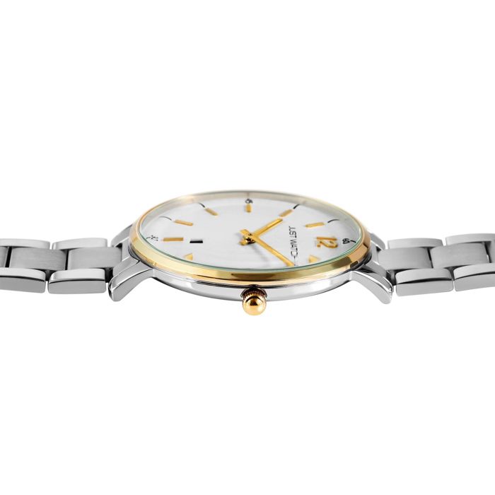 Montre - Dorian - Boîtier métal 43 mm - Bracelet acier inox bicolore 20 mm - Miyota GM15