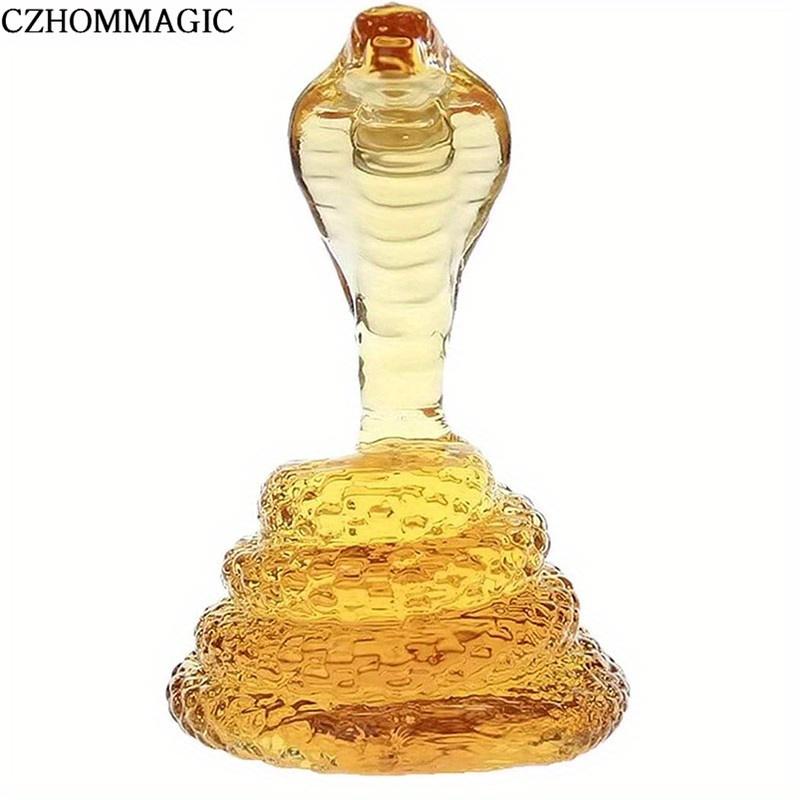 1 шт., бутылка ликера в форме змеи, прозрачный графин для виски, вина, высокое боросиликатное стекло, зодиакальный винный горшок с животным, ремесленный подарок, декорт, графин из змеиного стекла для L