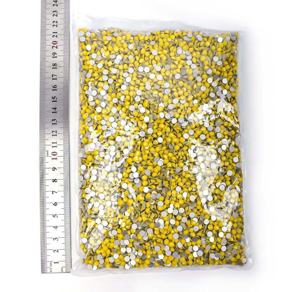 Мягкий Биг-бэг Плоское дно Алмазный Цветной Гальванизированный Хрустальный Алмаз Декоративная Страза Сделай сам Нейл-арт Стеклянные Ювелирные Аксессуары