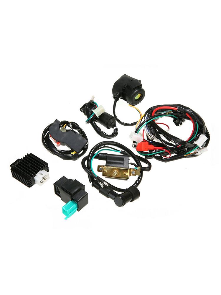 ЖГУТ ЭЛЕКТРИЧЕСКИХ ПРОВОДОВ КАТУШКА CDI В СБОРЕ ДЛЯ 50-110CC 125CC ATV QUAD BUGGY Kit