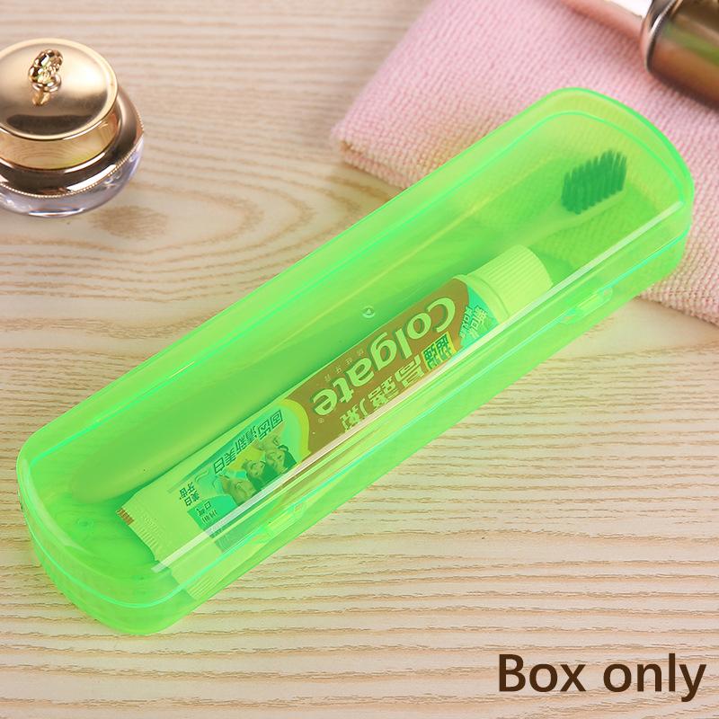 Candy Color Storage Container Box Holder Protable Outdoor Travel Toothbrush Box