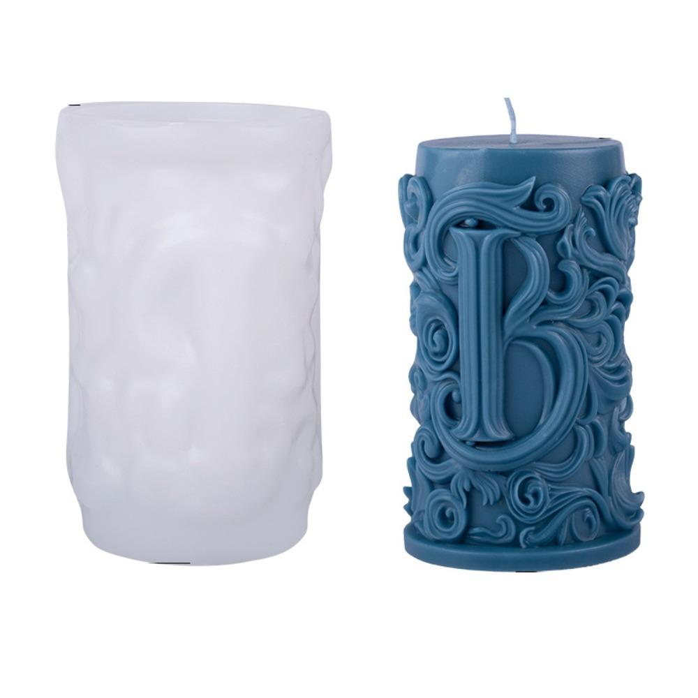 Silicone Cylindrical Candle Mold DIY Soap Mould Fragrance Candle Resin Mold  Candle Making