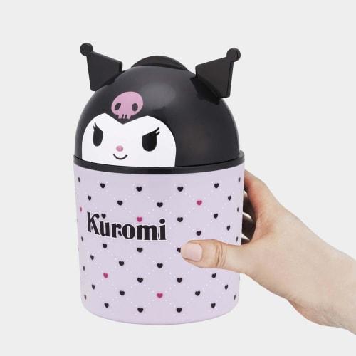 Skater 3D Interior Box Storage Case Trash Can Tabletop Trash Can Kuromi Sanrio DB2D-A