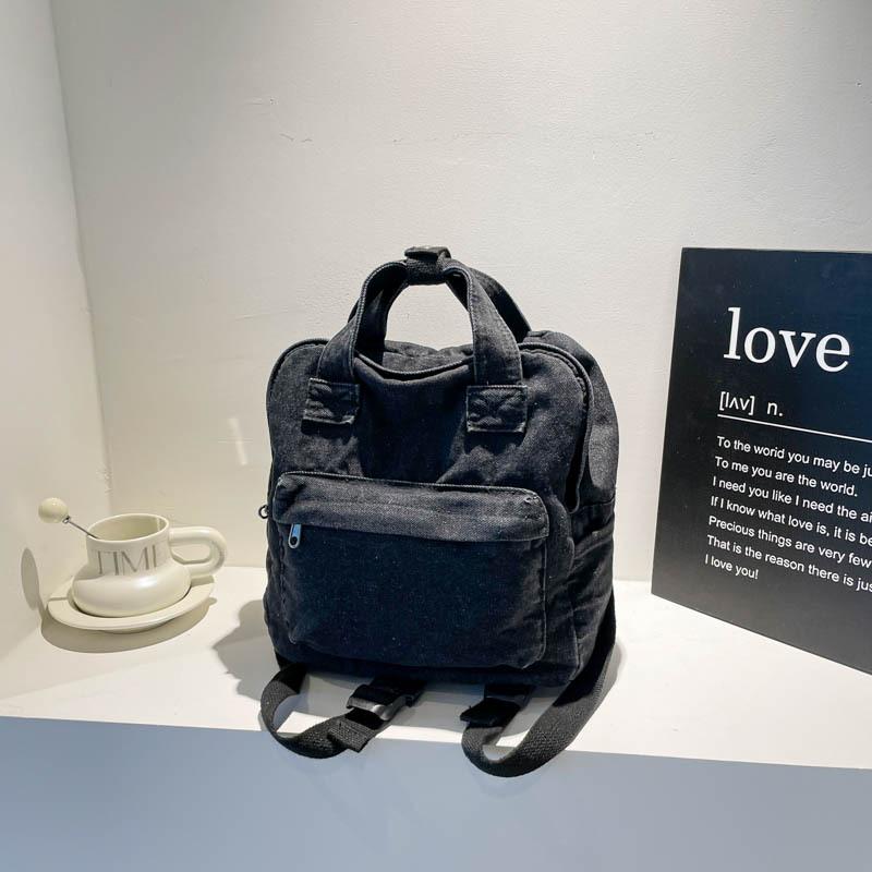Новая женская сумка кампус рюкзак большой вместимости простой джинсовый холщовый модный рюкзак для поездок на работу персонализированный рюкзак