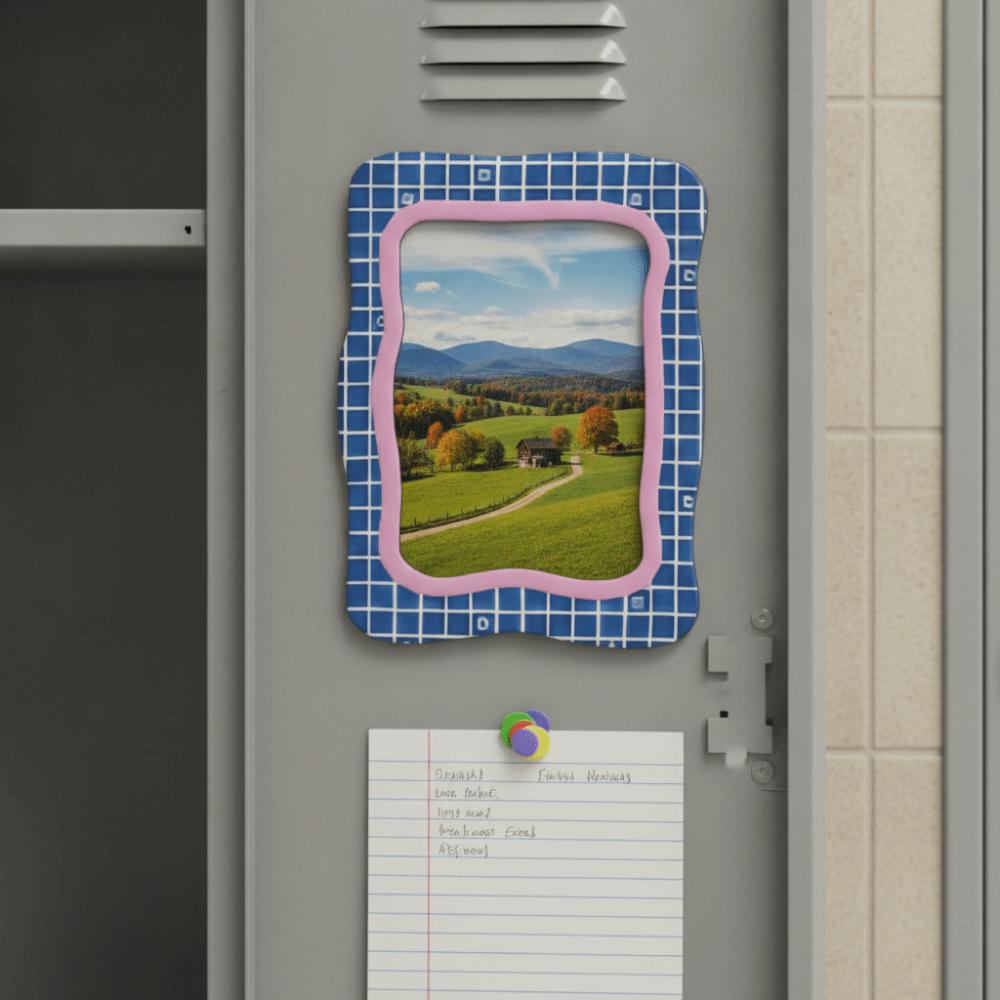 8PCS Reusable Magnetic Photo Frame Set Removable Picture Display Frame Classroom