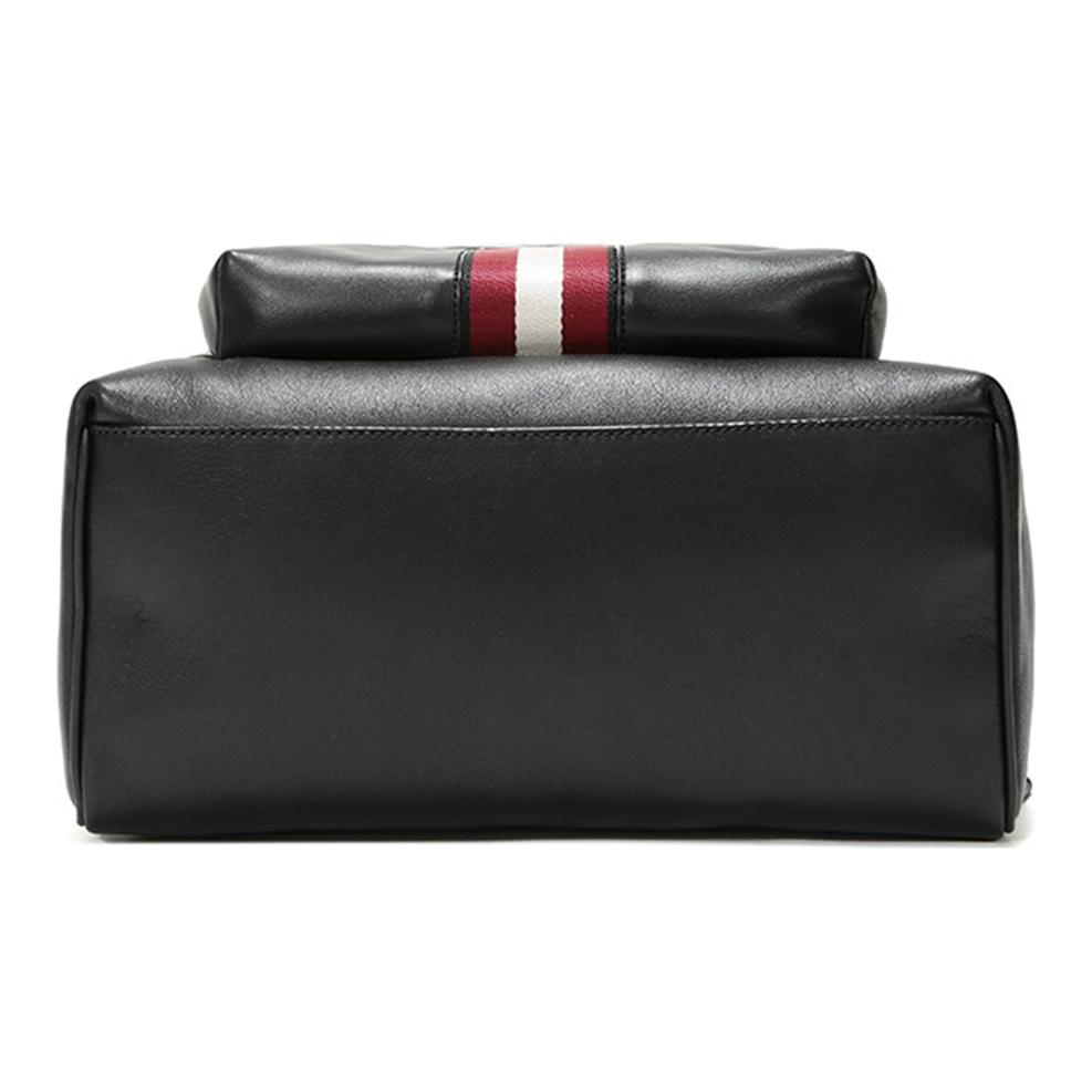 Bally Рюкзак мужской Harper, в красно-белую полоску, повседневный, трендовый, классический, простой, большой вместимости, черный HARPER-10