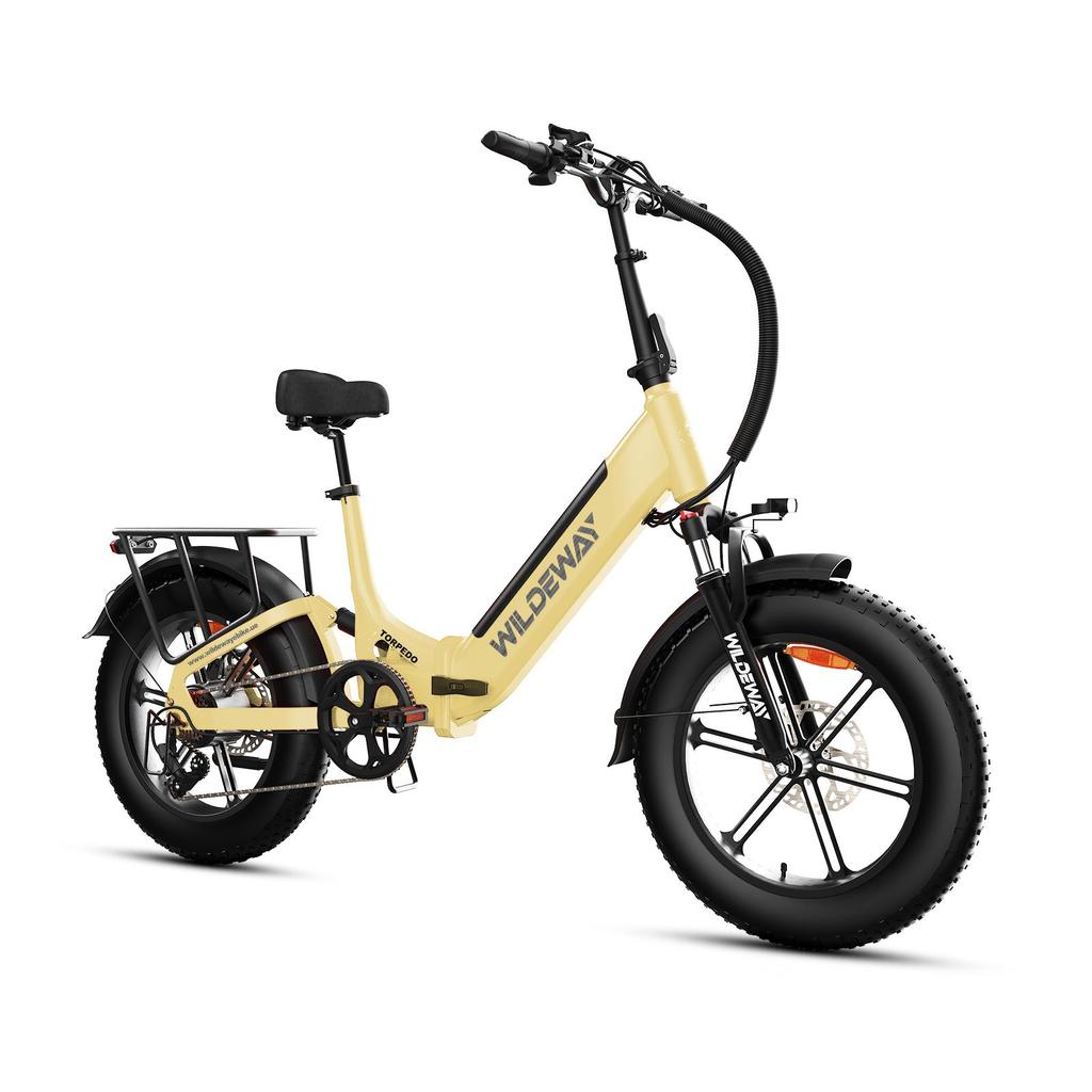WILDEWAY Torpedo All-terrain electric bicycle 500W Motor 48V15Ah Battery City off-road electric bicycle 20inch Tire