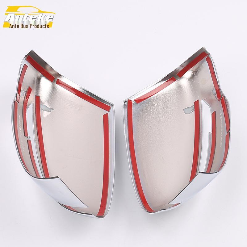 Хромированная накладка на зеркало заднего вида для Qashqai 2016 - Декоративная накладка с блестками